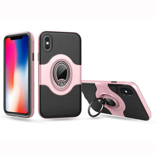 iPHONE 7 & 8 PLUS Cover + TEMPERED GLASS  Hybrid Armor Case Cover - ROSE GOLD