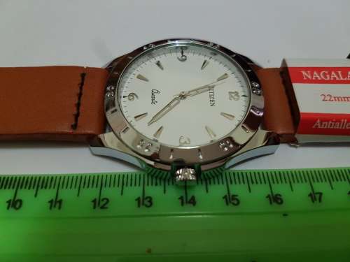 RARE VINTAGE MEN'S CITIZEN QUARTZ 42MM JAPAN MADE WRIST WATCH FOR GENTS WEAR