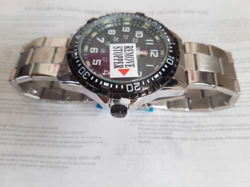 SHARK-ARMY-Official-Black-Date-Stainless-Steel-Quartz-Mens-Sport-Wrist-Watch  Ref44