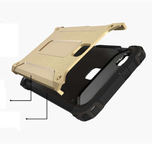 HUAWEI P9 Shockproof Rugged Hybrid Rubber Case Cover - ROSE GOLD