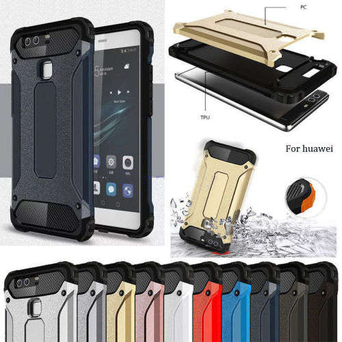 iPHONE 6 PLUS Shockproof Rugged Hybrid Rubber Case Cover - NAVY BLUE