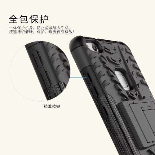 HUAWEI P10 LITE Hybrid Armor Shockproof Hard Rubber Case Cover - ORANGE