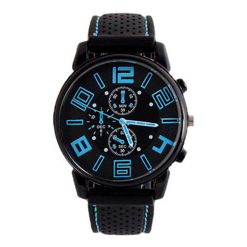 Men Fashion Stainless Steel Sport Watch - Blue