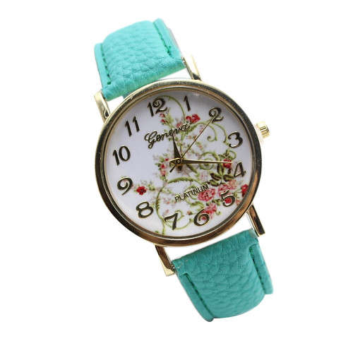 Geneva Women's Watch Pattern Analog Quartz Watch