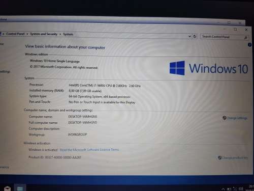 Dell E7250 i7 5th Gen UltraBook, 256gb SSD and 8gb ram