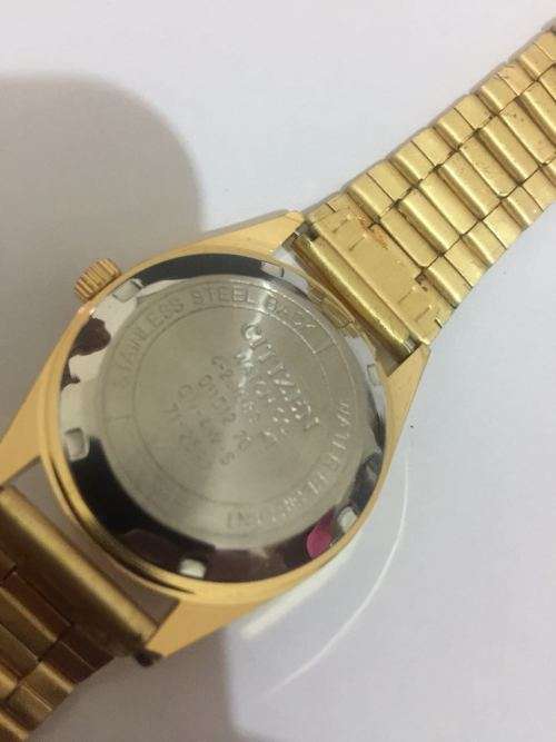 CITIZEN AUTOMATIC JAPAN MEN'S GOLD PLATED WATCH