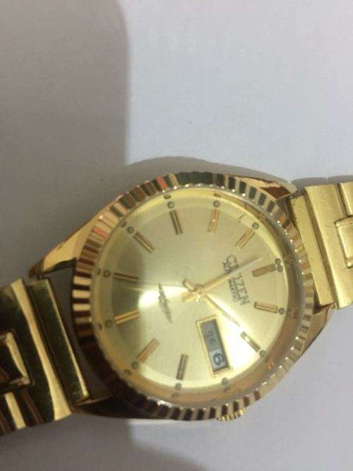 CITIZEN AUTOMATIC JAPAN MEN'S GOLD PLATED WATCH