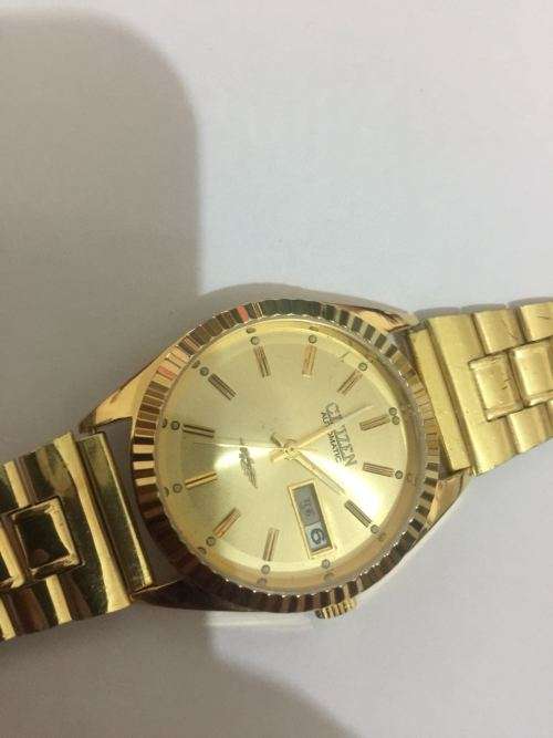 CITIZEN AUTOMATIC JAPAN MEN'S GOLD PLATED WATCH