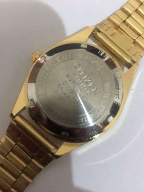 CITIZEN AUTOMATIC JAPAN MEN'S GOLD PLATED WATCH