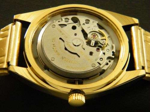 CITIZEN AUTOMATIC JAPAN MEN'S GOLD PLATED WATCH