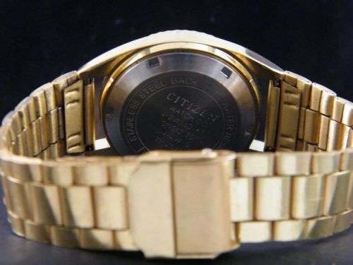 CITIZEN AUTOMATIC JAPAN MEN'S GOLD PLATED WATCH