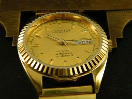 CITIZEN AUTOMATIC JAPAN MEN'S GOLD PLATED WATCH