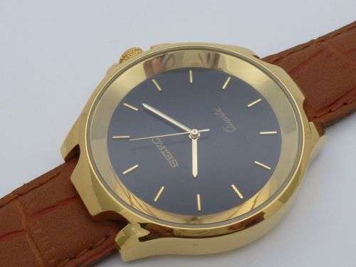 SEIKO QUARTZ JAPAN WRIST WATCH GENTS MEN GOLD PLATED QUARTZ