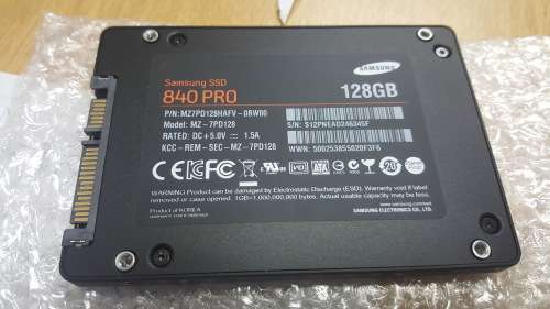 Samsung 128GB  840 PRO SSD  model MZ-7PD128 2.5