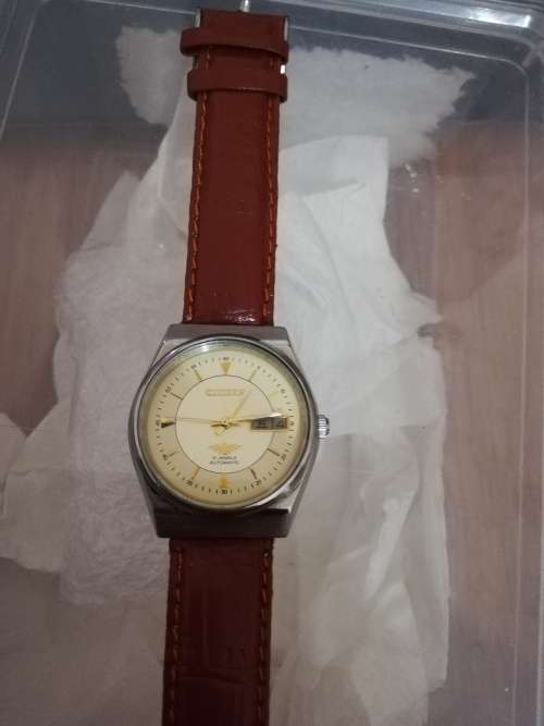 VINTAGE CITIZEN AUTOMATIC 8200A JAPAN MEN'S DAY/DATE WATCH