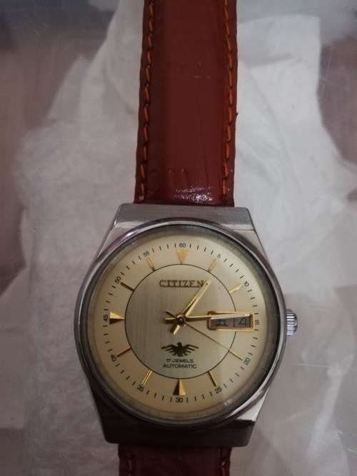 VINTAGE CITIZEN AUTOMATIC 8200A JAPAN MEN'S DAY/DATE WATCH