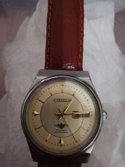 VINTAGE CITIZEN AUTOMATIC 8200A JAPAN MEN'S DAY/DATE WATCH