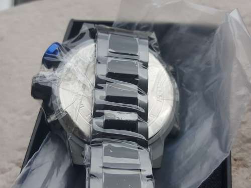 GENUINE Shark Digital LED Date Big Face Silver Black Quartz Sport Wrist Watch Ref62