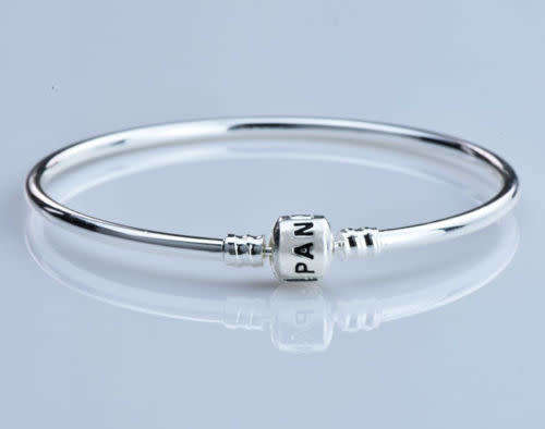 Silver Bangle Bracelet Suit European Bead Inside Diameter 6.5CM