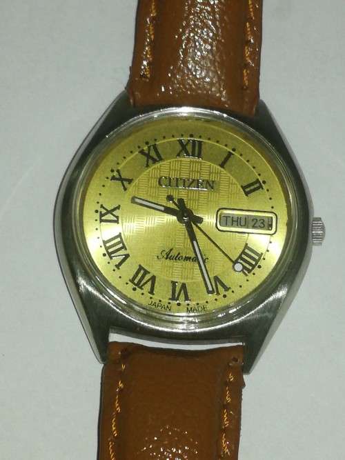 VINTAGE CITIZEN AUTOMATIC JAPAN MEN'S DAY/DATE WATCH