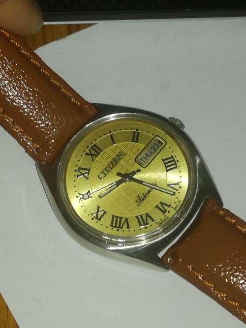 VINTAGE CITIZEN AUTOMATIC JAPAN MEN'S DAY/DATE WATCH