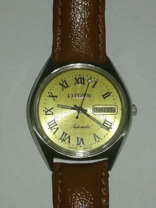VINTAGE CITIZEN AUTOMATIC JAPAN MEN'S DAY/DATE WATCH