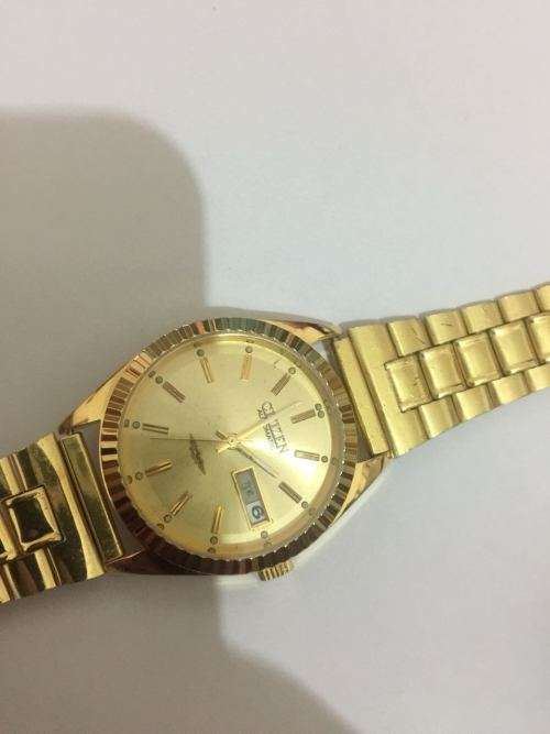 CITIZEN AUTOMATIC JAPAN MEN'S GOLD PLATED WATCH