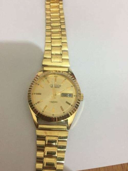 CITIZEN AUTOMATIC JAPAN MEN'S GOLD PLATED WATCH