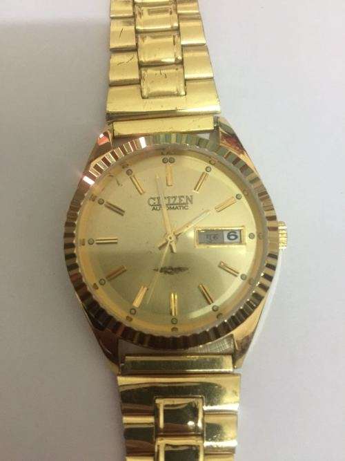 CITIZEN AUTOMATIC JAPAN MEN'S GOLD PLATED WATCH