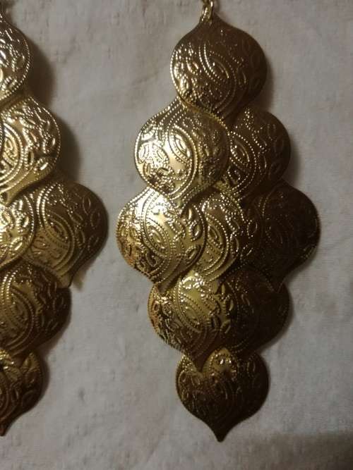 x3 Fashion Long Tassel Metal Ear Stud Dangle Hook Earrings