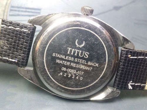 Vintage TITUS Swiss Made Mechanical Handwinding Movement Mens  Watch