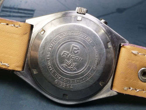 Vintage RICOH 21J Mechanical Automatic Day&Date Movement Mens Wrist Watch