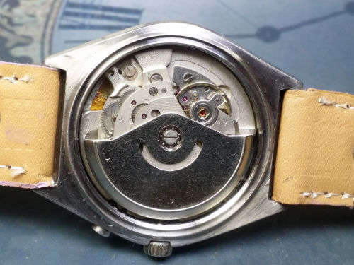 Vintage RICOH 21J Mechanical Automatic Day&Date Movement Mens Wrist Watch