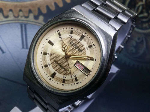 Vintage Citizen 21J Mechanical Automatic Day&Date Movement Mens Wrist Watch