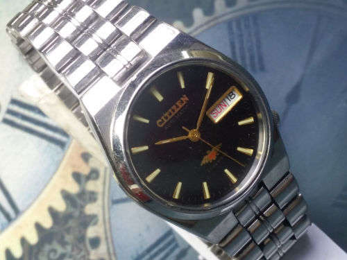 Vintage Citizen 21J Mechanical Automatic Day&Date Movement Mens Wrist Watch