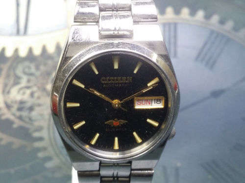 Vintage Citizen 21J Mechanical Automatic Day&Date Movement Mens Wrist Watch