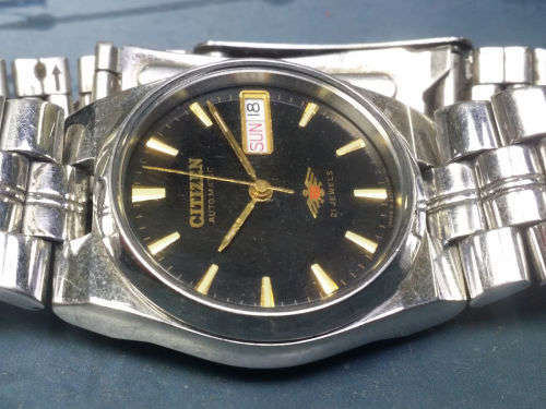 Vintage Citizen 21J Mechanical Automatic Day&Date Movement Mens Wrist Watch