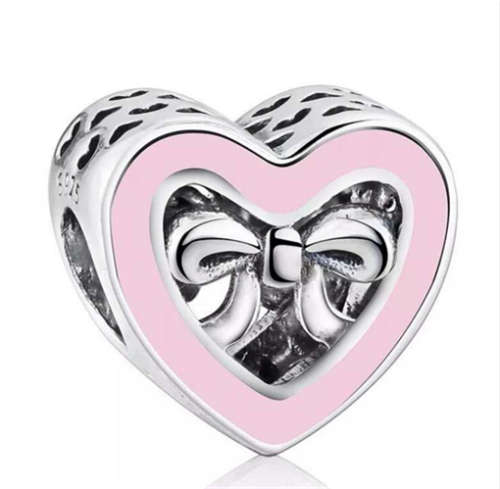 1pcs Silver  European Charm Beads Fit 925 Necklace, Bracelet Pendant Chain