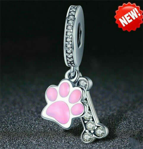 1pcs Silver  European Charm Beads Fit 925 Necklace, Bracelet Pendant Chain