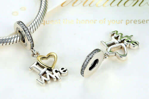 1pcs Silver  European Charm Beads Fit 925 Necklace, Bracelet Pendant Chain