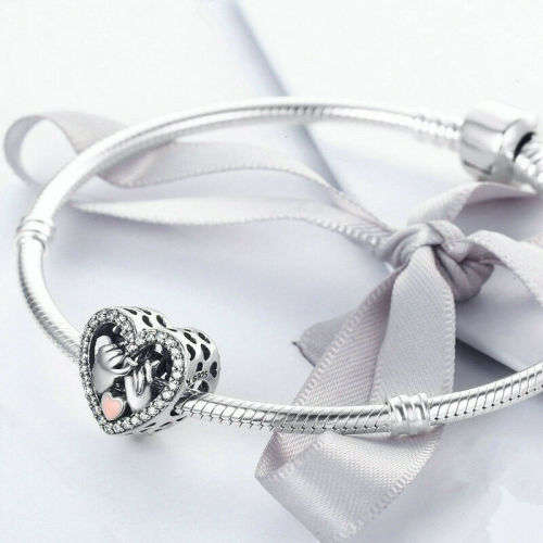 1pcs Silver  European Charm Beads Fit 925 Necklace, Bracelet Pendant Chain