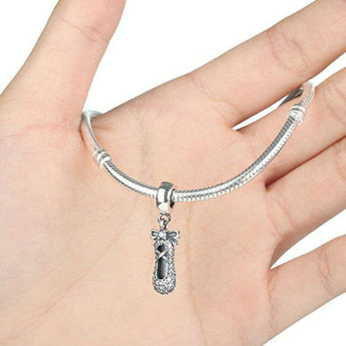 1pcs Silver European Charm Beads Fit 925 Necklace Bracelet Pendant Chain