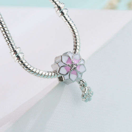 1pcs Silver European Charm Beads Fit 925 Necklace Bracelet Pendant Chain