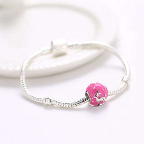 1pcs Silver European Charm Beads by SarAbi Collection