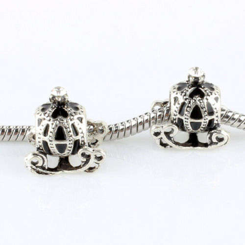 1pcs Silver European Charm Beads Fit 925 Necklace Bracelet Pendant Chain