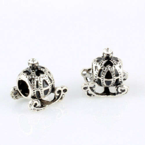 1pcs Silver European Charm Beads Fit 925 Necklace Bracelet Pendant Chain