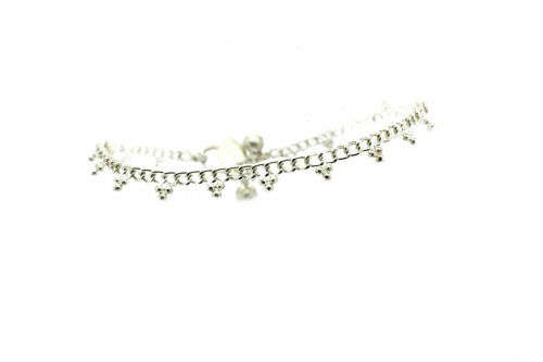 Fashion Jewelry Silver Plated Payal double layer Elegant Ankle