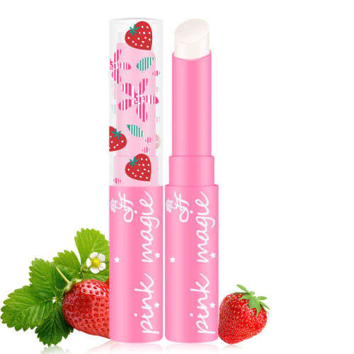 Strawberry Flavor Lip Balm Magic Temperature Changing Color-Moisturizer