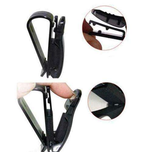 Black Car Auto Sun Visor Glasses Sunglasses Card Ticket Holder