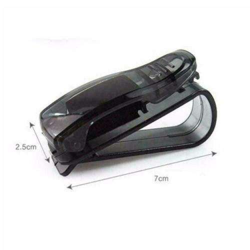 Black Car Auto Sun Visor Glasses Sunglasses Card Ticket Holder